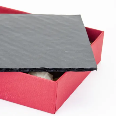 on box.webp Black 5-Ply Cushion Pads; for 24 Choc Rectangular Box - Pack of 50